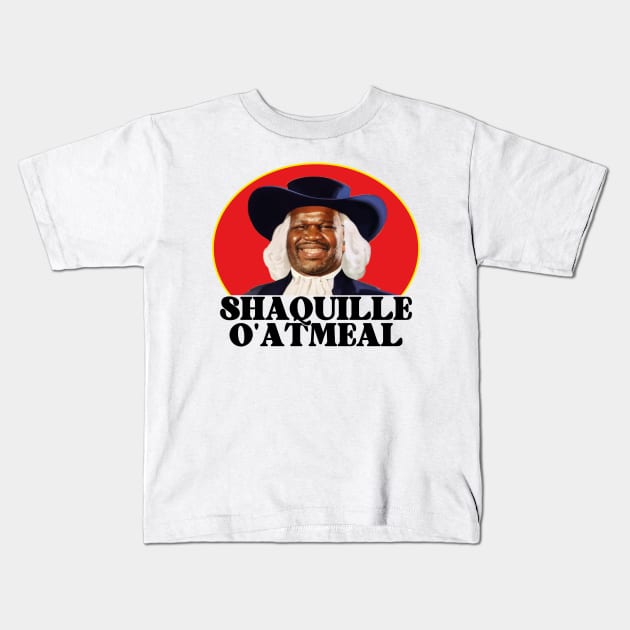 Shaquille Oatmeal meme Kids T-Shirt by BrutalGrafix Studio